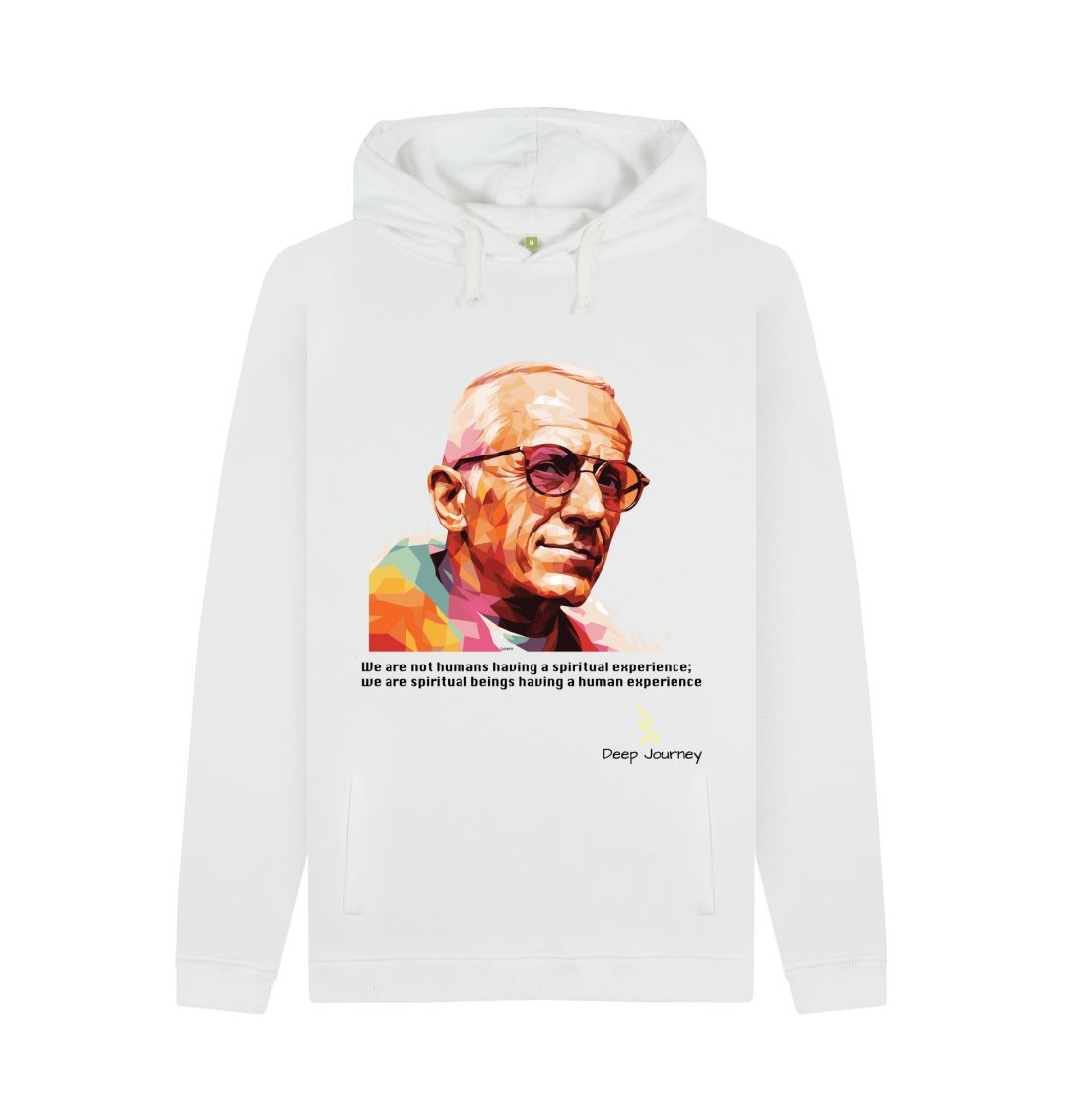 White Spiritual Being | Mens Hoodie | 100% Cotton